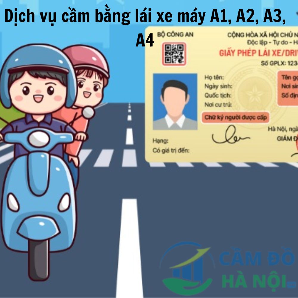Dịch Vụ Cầm Bằng Lái Xe Máy A1, A2, A3, A4