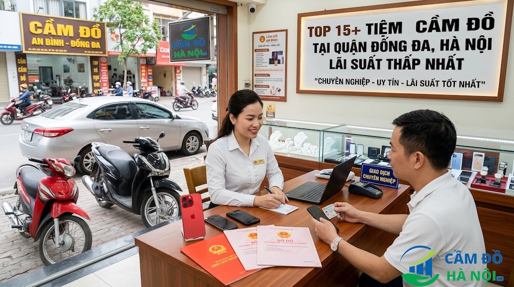 Top 15+ Tiệm Cầm Đồ Tại Quận Đống Đa, Hà Nội Lãi Suất Thấp Nhất
