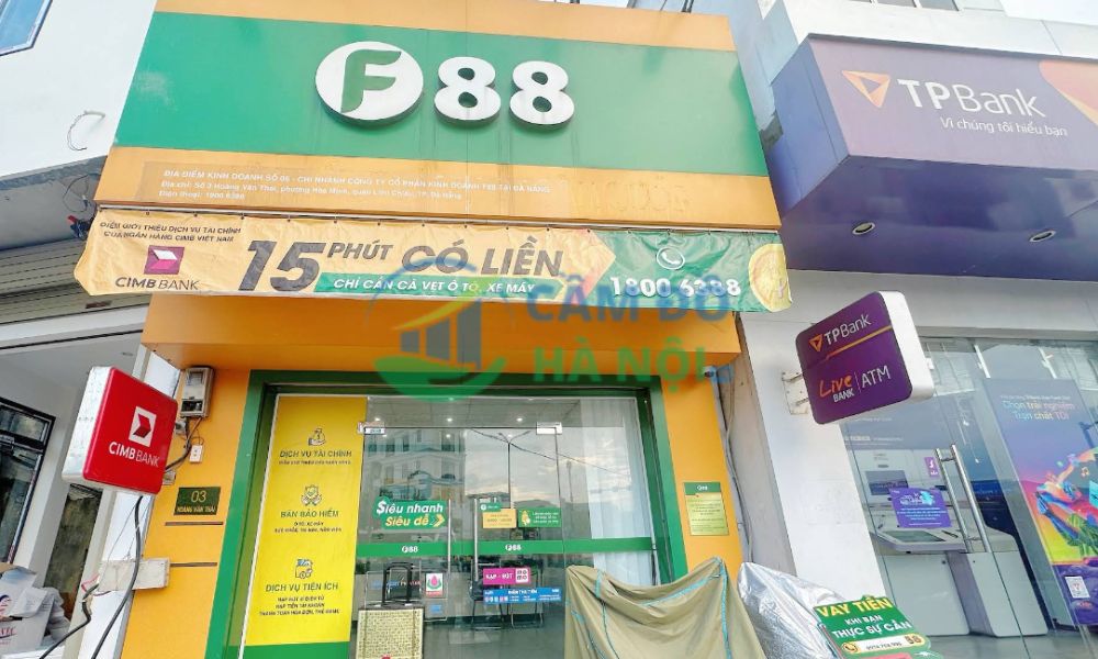 Vay Nhanh Bằng Cà Vẹt Xe Đà Nẵng - F88 03 Hoàng Văn Thái