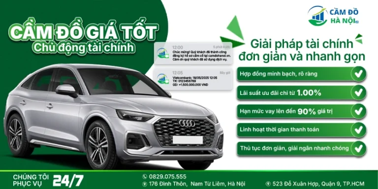 Camdohanoi.vn – Đơn vị cầm xe ô tô đang trả góp ngân hàng uy tín tại Hà Nội và TP.HCM