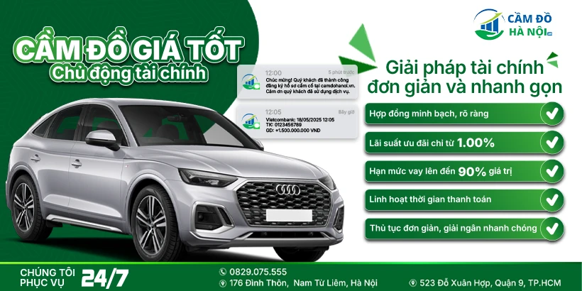 Camdohanoi.vn – Đơn vị cầm xe ô tô đang trả góp ngân hàng uy tín tại Hà Nội và TP.HCM