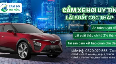 Cầm xe hơi uy tín – Giải ngân nhanh lãi suất chỉ từ 1.6%