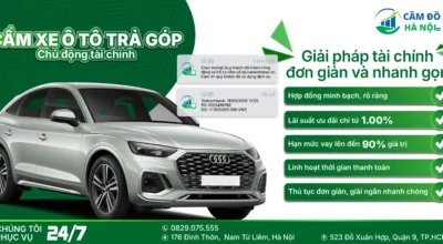 Cầm xe ô tô trả góp với mức lãi suất siêu ưu đãi giải ngân nhanh