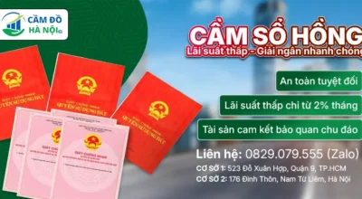 Dịch vụ cầm sổ hồng – lãi suất thấp giải ngân nhanh chóng