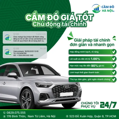 Dịch vụ cầm đồ tại Hà Nội và TP.HCM
