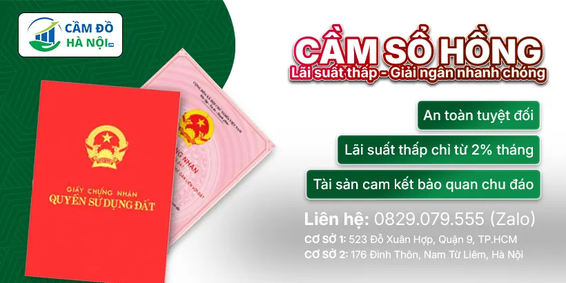 Dịch vụ cầm sổ hồng là gì?