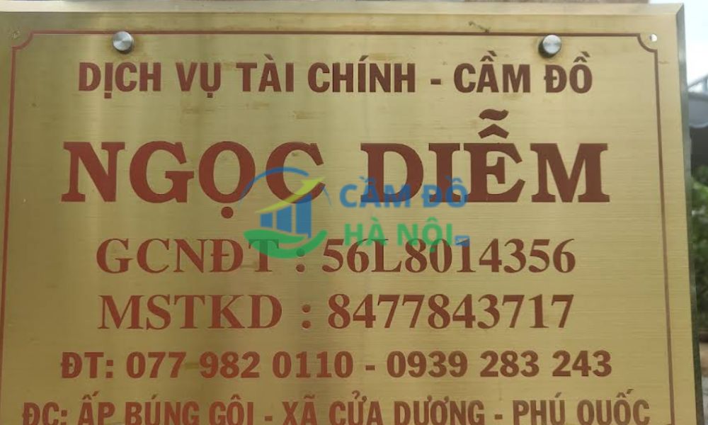 Top 14+ tiệm cầm đồ Thành phố Phú Quốc lãi suất 1,6% uy tín 6 Cầm Đồ 24H Pq