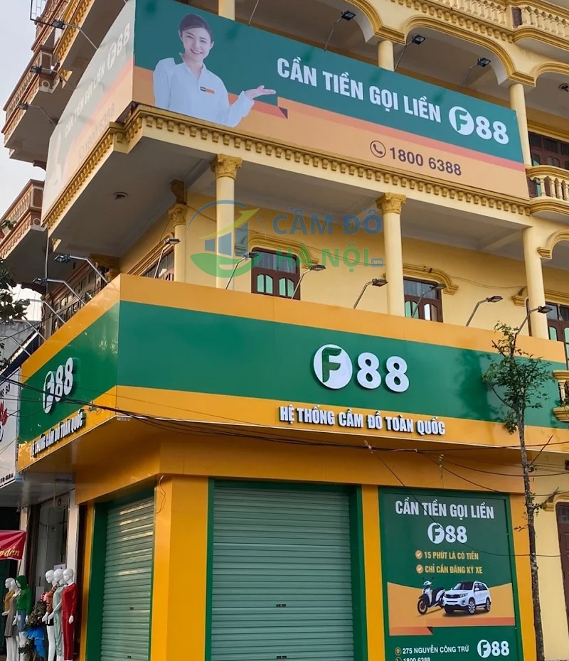 F88 Là Một Tiệm Cầm Đồ Ninh Bình Cung Cấp Dịch Vụ Vay Nhanh Bằng Đăng Ký Xe, Được Đánh Giá Cao Về Sự Chuyên Nghiệp