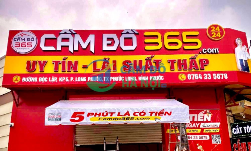 Top 16+ tiệm cầm đồ tại Bình Phước lãi suất 1,6% uy tín 5 Cầm Đồ 365 – Lựa Chọn Hàng Đầu Tại Phước Long, Bình Phước