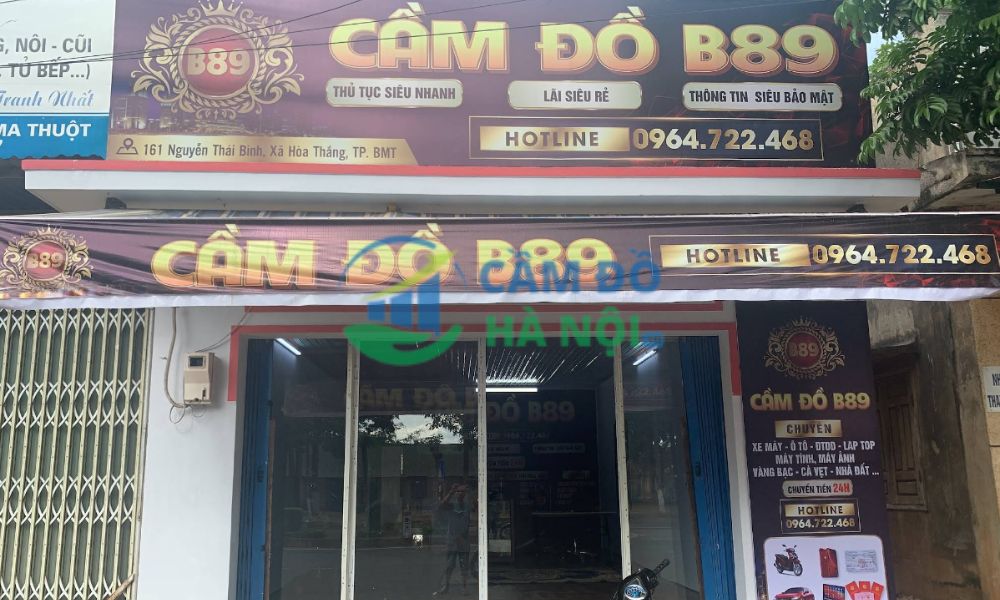 Cầm Đồ B89 – Giải Pháp Cầm Đồ Buổi Tối Tại Buôn Ma Thuột