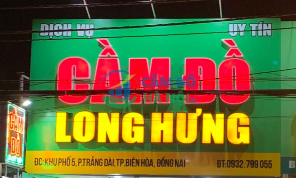 TIỆM CẦM ĐỒ TRẢNG BOM LÃI SUẤT THẤP BẢO MẬT NHANH CHÓNG TẬN TÂM