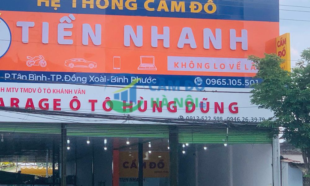 Top 16+ tiệm cầm đồ tại Bình Phước lãi suất 1,6% uy tín 6 Cầm Đồ Tiền Nhanh - Pgd Ql14 – Giải Pháp Tài Chính Cấp Tốc Ở Đồng Xoài