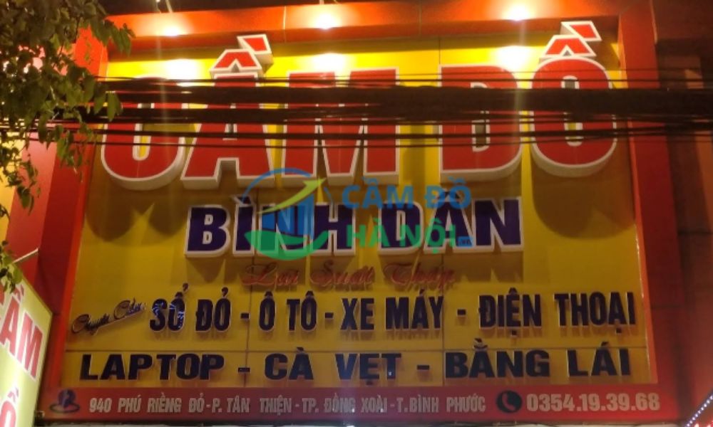 Top 16+ tiệm cầm đồ tại Bình Phước lãi suất 1,6% uy tín 7 Dv Chuyển_Rút Tiền &Amp; Cầm Đồ Bình Dân – Đa Dịch Vụ Tại Đồng Xoài