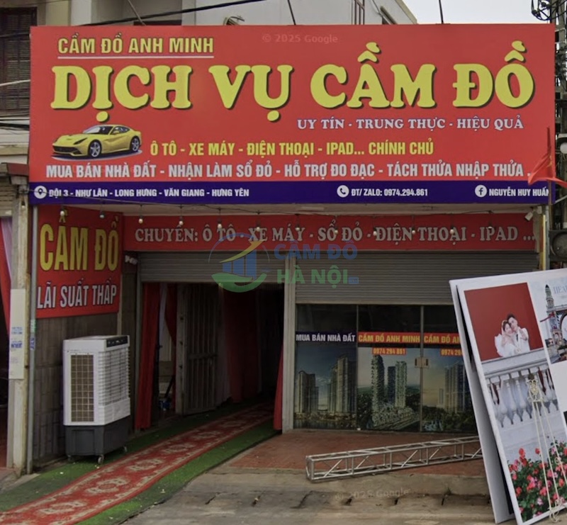 Dịch Vụ Cầm Đồ Anh Minh Là Một Địa Chỉ Khác Trong Danh Sách Các Tiệm Cầm Đồ Huyện Văn Giang Mà Bạn Có Thể Cân Nhắc.