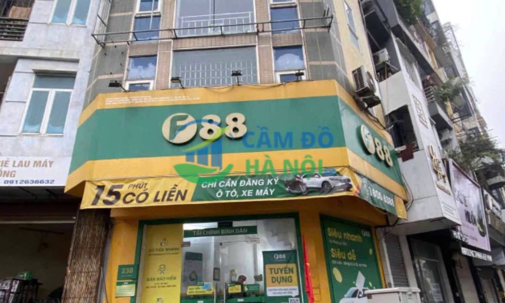 Top 15+ tiệm cầm đồ tại Quận Đống Đa, Hà Nội lãi suất 1,6% uy tín 10 Vay Nhanh Bằng Đăng Ký Xe Đống Đa - F88 238 Đê La Thành (Ngã Tư Hào Nam)